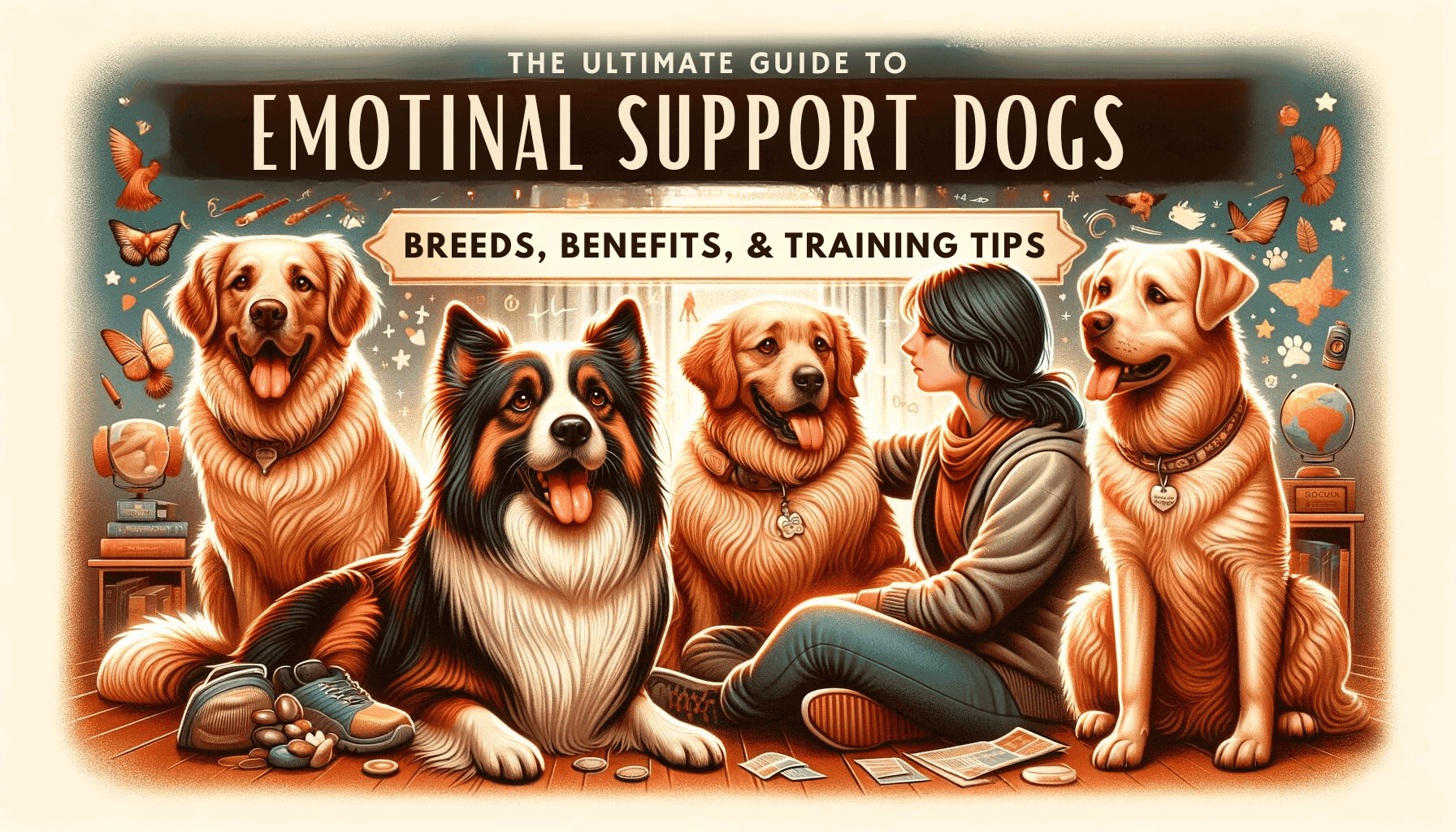 The Ultimate Guide to Emotional Support Dogs: Breeds, Benefits, and Training Tips