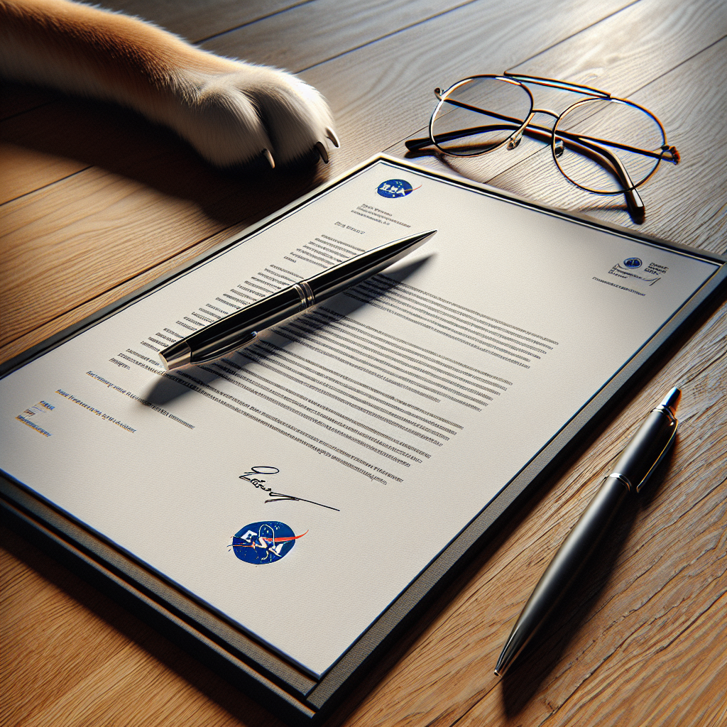 Official ESA letter template